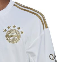 Load image into Gallery viewer, adidas Bayern Munich Away Jersey Adult 22/23 HI3886 White/Gold