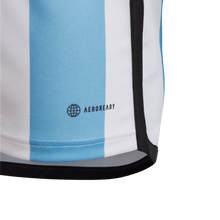 Load image into Gallery viewer, adidas Argentina Home Messi Replica Jersey Youth HL8422 WHITE/BLUE/BLACK