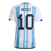 Load image into Gallery viewer, adidas Argentina Home Messi Jersey Adult HL8424 WHITE/BLUE/BLACK