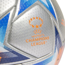 Load image into Gallery viewer, adidas Women&#39;s UCL Champions League PRO Match Ball HM4183 SILVER/PANTONE/SOLAR ORANGE/PINK
