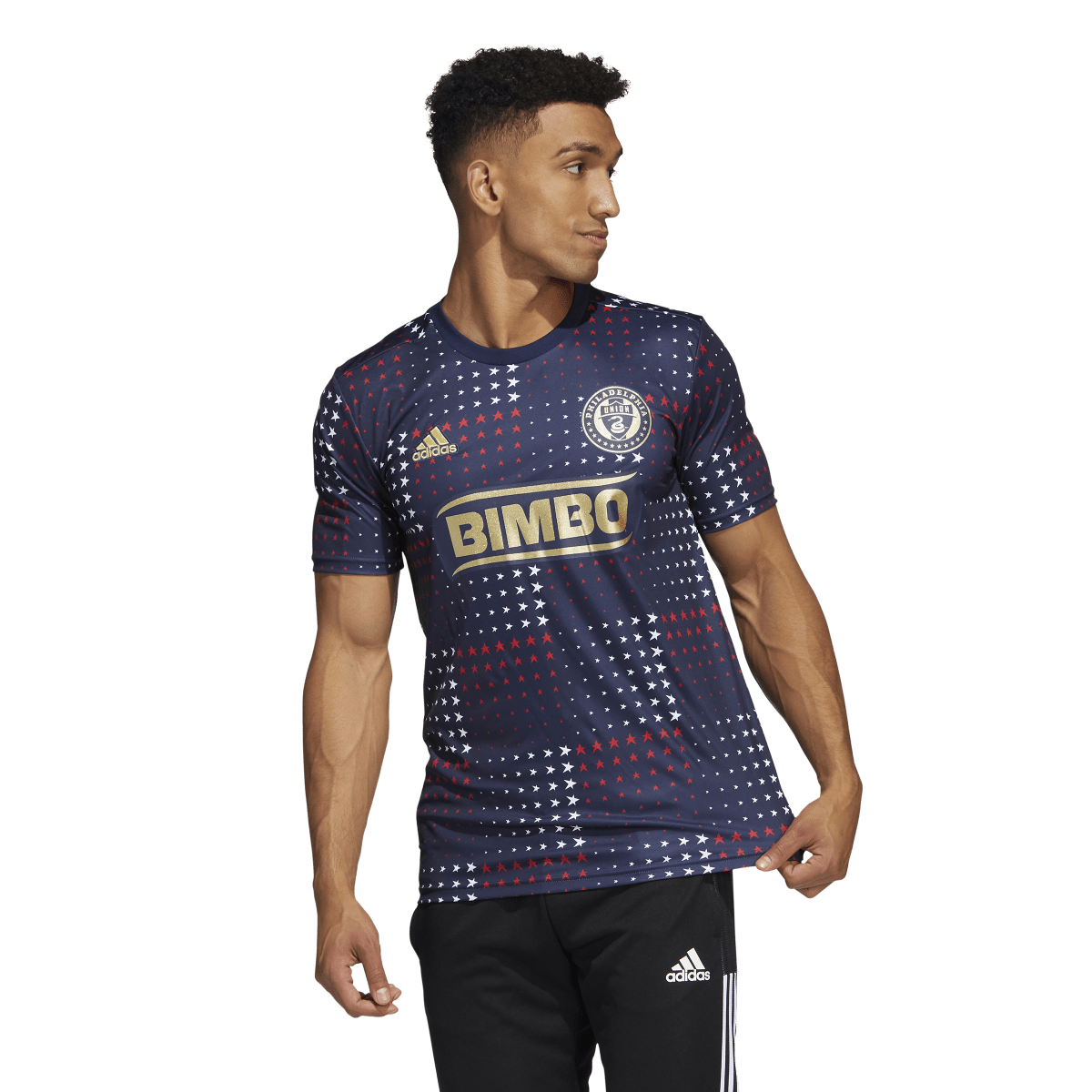 adidas Philadelphia Union Presentation Jersey HN1796 Navy Gold