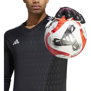 adidas Predator Match Fingersave Goalkeeper Gloves HN3340 Black/White/Shock Pink
