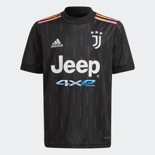 Load image into Gallery viewer, adidas Juventus Youth Away Jersey 21/22 GR0610 BLACK/ORANGE
