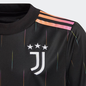 adidas Juventus Youth Away Jersey 21/22 GR0610 BLACK/ORANGE
