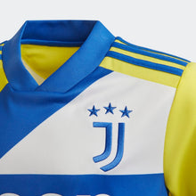 Load image into Gallery viewer, adidas Juventus Youth 3rd Jersey 21/22 GR0614 WHITE/BLUE/YELLOW