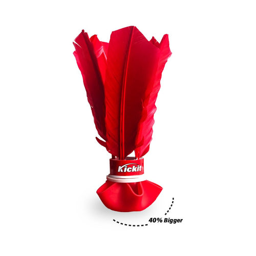 Kickit birdie BLACK/RED -- Play soccer anywhere with this amazing soccer birdie!