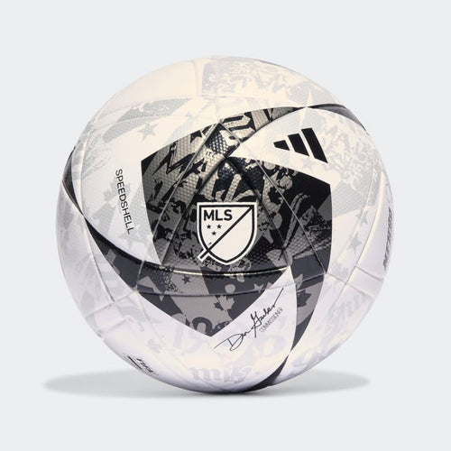 adidas MLS 2023 League Soccer Ball HT9024 WHITE/BLACK/IRON MET.