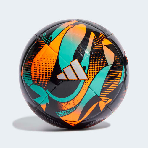 adidas Messi Club Soccer Ball HT2465 Solar Orange/Mint Rush/Black