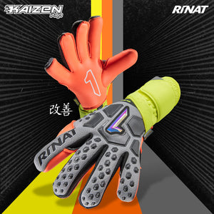 Rinat Kaizen Pro Goalie Gloves 1GPR1A2A50-224 GREY/YELLOW/ORANGE