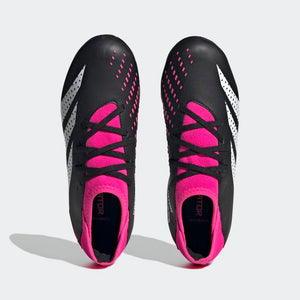 adidas Predator Accuracy.3 FG Youth Soccer Cleats GW4609 Black/Pink