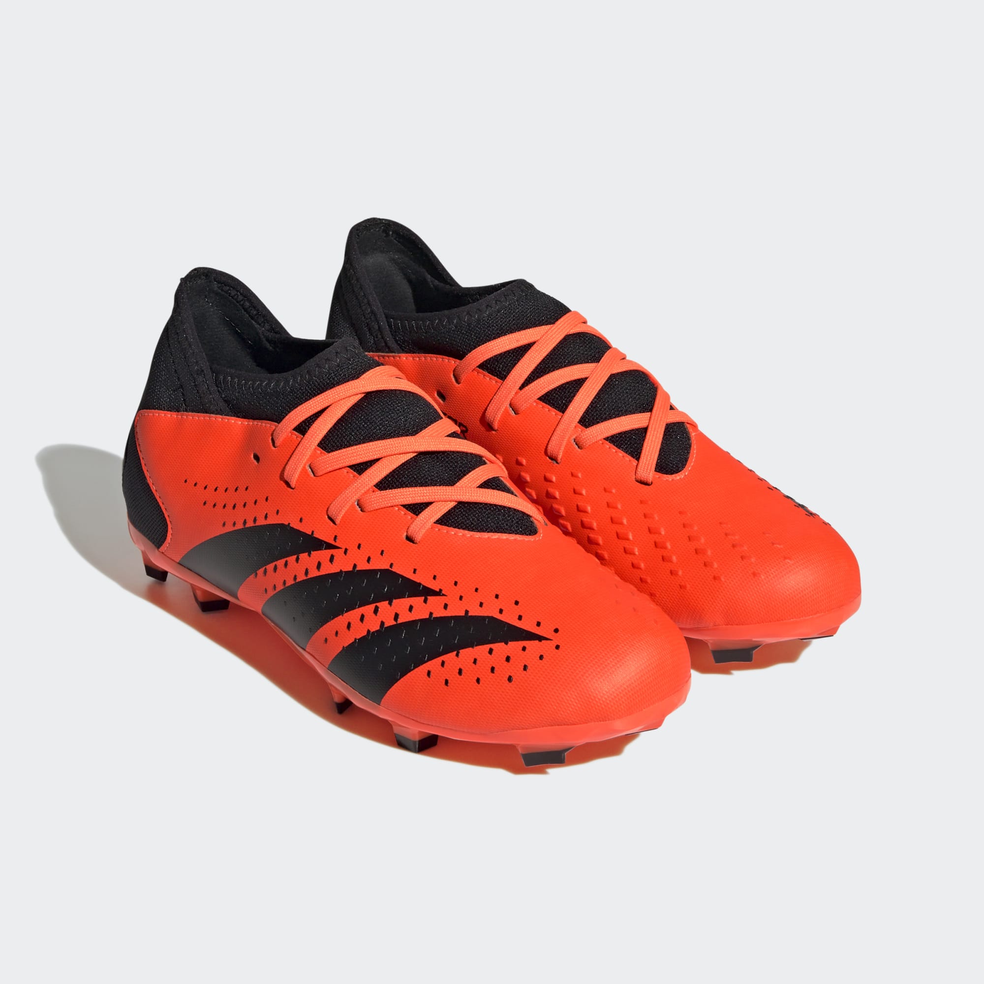 adidas Predator Accuracy.3 FG Firm Ground Soccer Cleats, Orange/Black / 6 adidas Predator Accuracy.3 FG Firm Ground Soccer Cleats, Orange/Black / 6