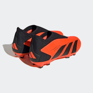 adidas Predator Accuracy.3 Laceless FG Youth Soccer Cleats GW4607 Solar Orange/Black