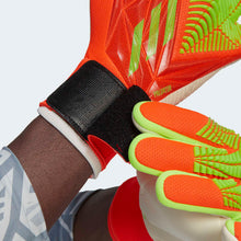 Load image into Gallery viewer, adidas Predator Edge Competition Goalkeeper Gloves HC0619 Solar Red/Solar Green