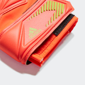 adidas Juniors Predator Edge Fingersave Match Goalkeeper Gloves HC0601 Solar Red/Solar Green