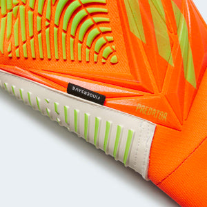 adidas Predator Edge Fingersave Pro Goalkeeper Gloves HC0612 Solar Red/Solar Green