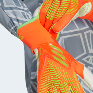 adidas Predator Edge Pro Goalkeeper Gloves HC0603 Solar Red/Solar Green