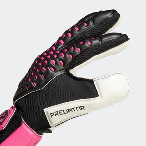 adidas Predator Match Fingersave Gloves HN3340 Black / White / Team Shock Pink