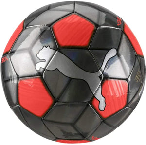 Puma One Strap Soccer Ball 083272 01 Silver/Red
