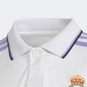 adidas Real Madrid CF Juniors Home Jersey 2022/23 HA2654 WHITE/PURPLE