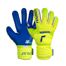 Load image into Gallery viewer, Reusch Attrakt Duo Ortho-Tec 5270050 Safety Yellow/Blue