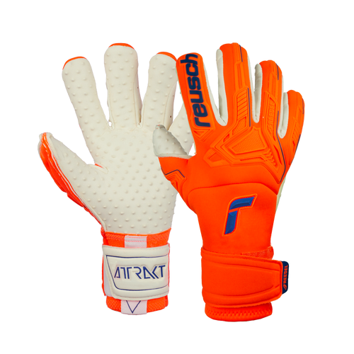 Reusch Attrakt Freegel Speedbump Goalie Gloves 5270079 Orange/Blue