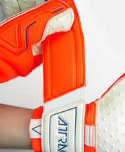 Load image into Gallery viewer, Reusch Attrakt Freegel Speedbump Goalie Gloves 5270079 Orange/Blue