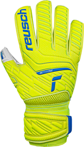Reusch Attrakt Grip GoalKeeper Gloves 5270815 Safety Yellow/Blue