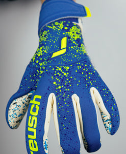 Reusch Pure Contact Fusion Goalkeeper Gloves 5270900 blue/yellow