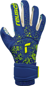 Reusch Pure Contact Fusion Goalkeeper Gloves 5270900 blue/yellow