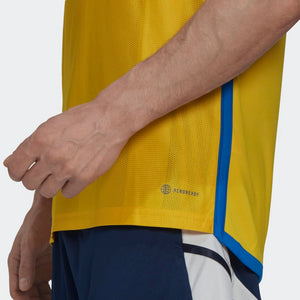adidas Adult Sweden Home Replica Jersey HD9423 Yellow