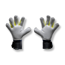 Load image into Gallery viewer, Storelli Goalkeeper Gloves Silencer Threat with Finger Spine Black/yellow