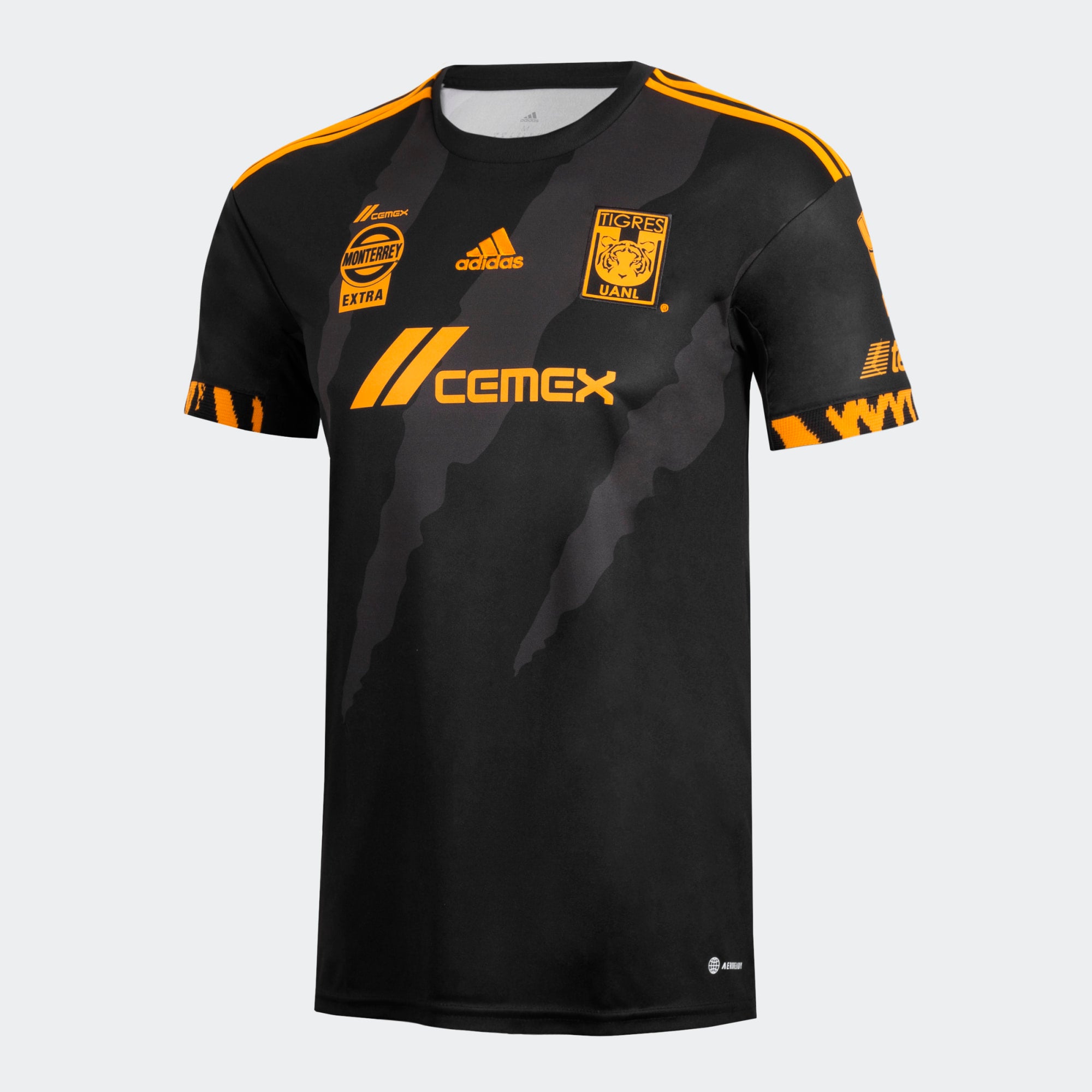adidas Tigres UANL 3rd Jersey 2021/22 HA8371 Black/yellow