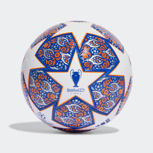 adidas UCL League Soccer Ball 2023 Istanbul HU1580 White/Royal Blue/Solar Orange