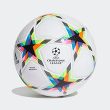Load image into Gallery viewer, adidas UEFA Champions League PRO Match Ball 2022/23 HE3777 WHITE/SILVER MET/CYAN