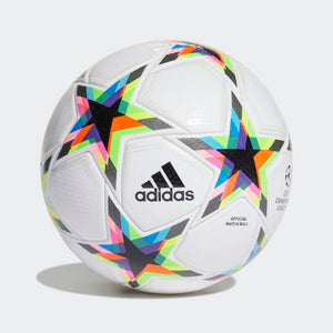adidas UEFA Champions League PRO Match Ball 2022/23 HE3777 WHITE/SILVER MET/CYAN