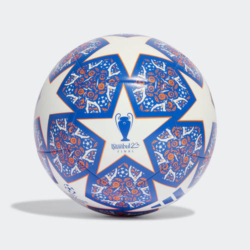 adidas UCL Training Soccer Ball 2023 HU1578 White/Royal Blue/Solar Orange