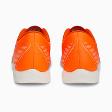Load image into Gallery viewer, Puma Ultra Play Indoor Soccer Shoes 107227 01 ULTRA ORANGE-PUMA WHITE-BLUE GLIMMER