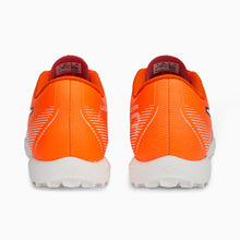 Load image into Gallery viewer, Puma Ultra Play Junior Turf Shoes 107236 01  ULTRA ORANGE-PUMA WHITE-BLUE GLIMMER