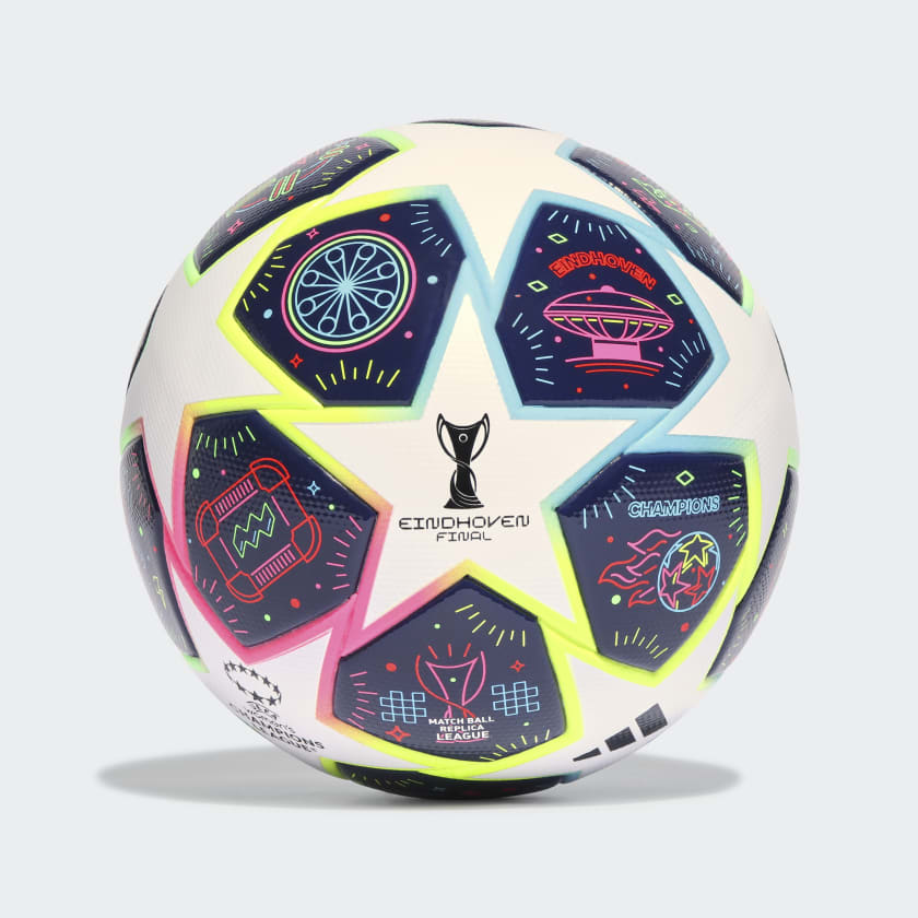 adidas Women's UCL League Soccer Ball H54672 White/Multicolor