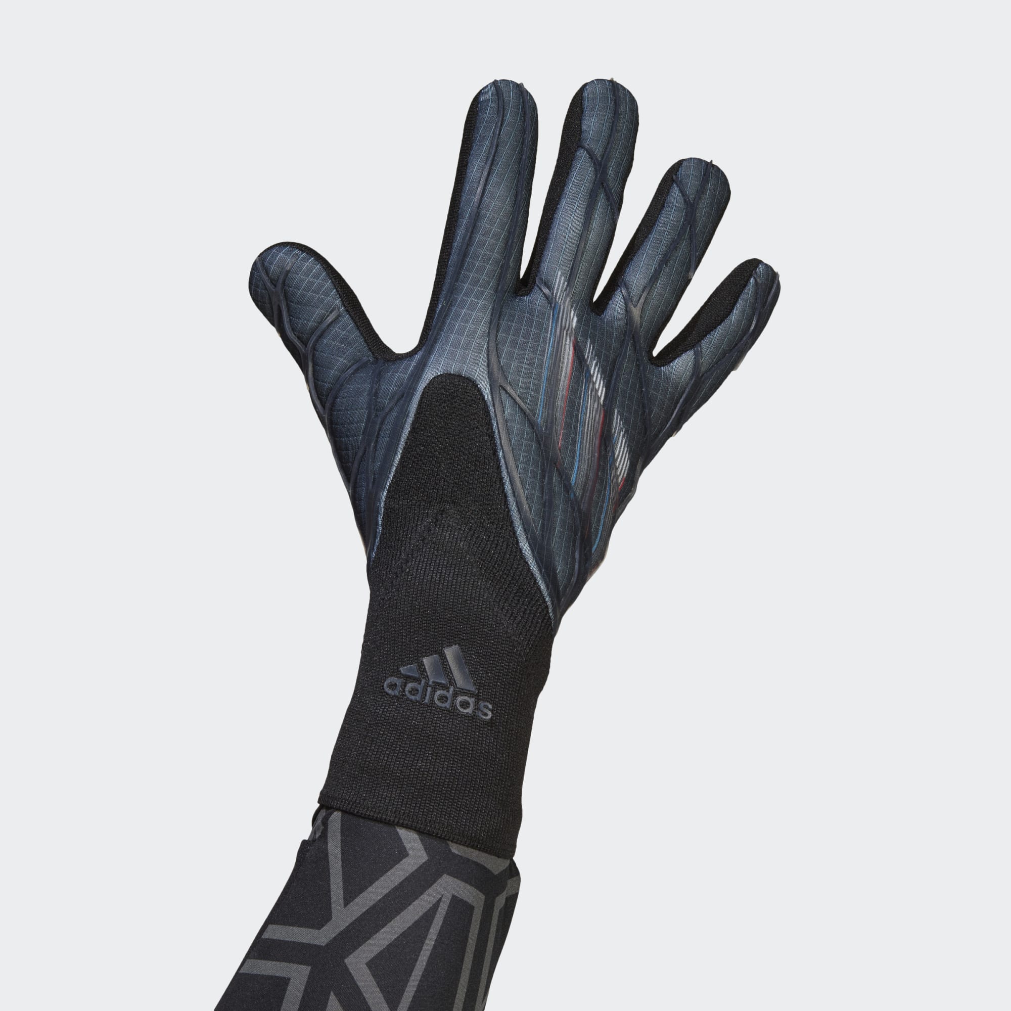 adidas X Pro Gloves - Silver / Black