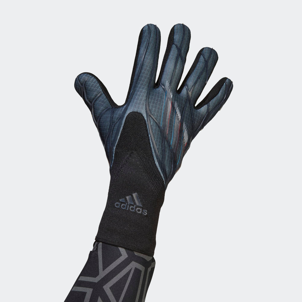adidas X Pro Goalie Gloves H65508 BLACK/BLUE RUSH/VIVID RED Soccer