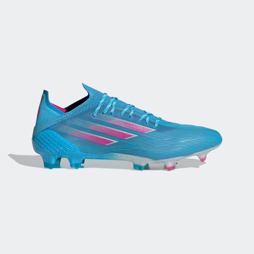 adidas X SPEEDFLOW.1 FG Soccer Cleats GW7457 BLUE/PINK/WHITE