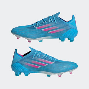 adidas X SPEEDFLOW.1 FG Soccer Cleats GW7457 BLUE/PINK/WHITE