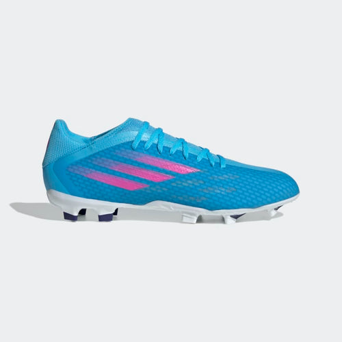 adidas X Speedflow.3 FG Cleats GW7483 BLUE/PINK/WHITE