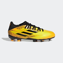 Load image into Gallery viewer, adidas X Speedflow Messi.3 FG Junior Cleats GW7420 SOLAR GOLD/CORE BLACK/BRIGHT YELLOW
