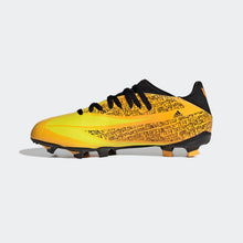Load image into Gallery viewer, adidas X Speedflow Messi.3 FG Junior Cleats GW7420 SOLAR GOLD/CORE BLACK/BRIGHT YELLOW