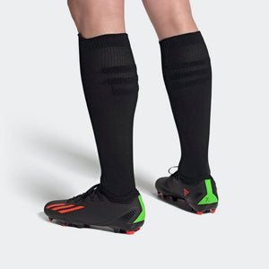 adidas X SpeedPortal.3 FG Soccer Cleats GW8453 CORE BLACK/SOLAR RED/TEAM SOLAR GREEN