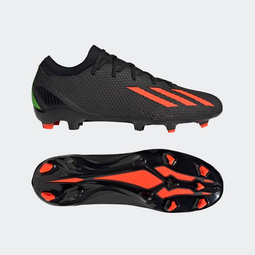 adidas X SpeedPortal.3 FG Soccer Cleats GW8453 CORE BLACK/SOLAR RED/TEAM SOLAR GREEN