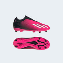 Load image into Gallery viewer, adidas X SpeedPortal.3 Laceless FG Youth Soccer Cleats GZ5061 Pink/Black
