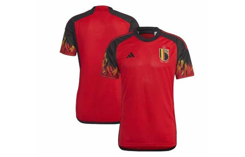 adidas Adult Belgium Home Replica Jersey 2022/23 HD9412 Red / Black